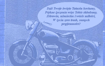 Motor i życzenia na Dzień Ojca